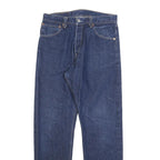 LEVI'S 522 02 Mens Jeans Blue Regular Straight Denim Medium W34 L34 Zip Closure