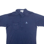 PICKERING Mens Polo Shirt Blue XL