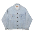 LEVI'S Mens Blue Denim Button Jacket M Cotton Classic Casual Outerwear