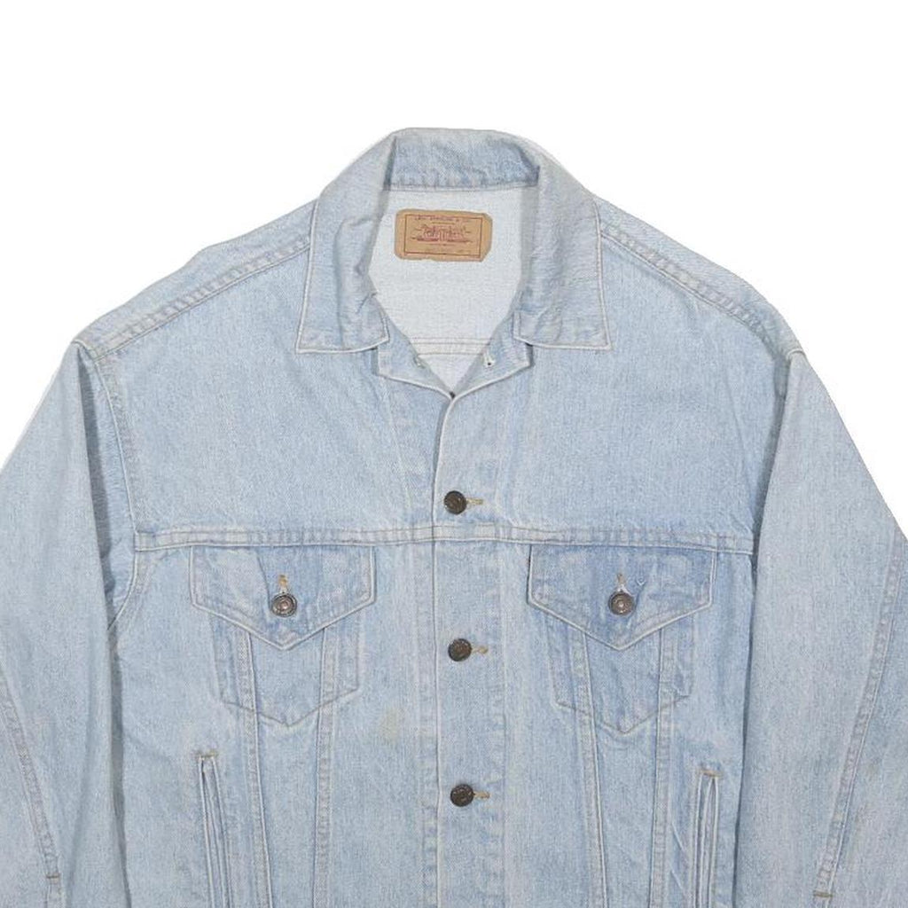 LEVI'S Mens Blue Denim Button Jacket M Cotton Classic Casual Outerwear