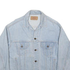 LEVI'S Mens Blue Denim Button Jacket M Cotton Classic Casual Outerwear