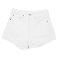 LEVI'S BIG E Womens Denim Shorts White XS W26