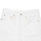 LEVI'S BIG E Womens Denim Shorts White XS W26