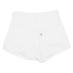 LEVI'S BIG E Womens Denim Shorts White XS W26