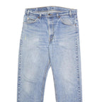 LEVI'S 505 Mens Jeans Blue Regular Straight Denim Medium W34 L30 Classic Casual