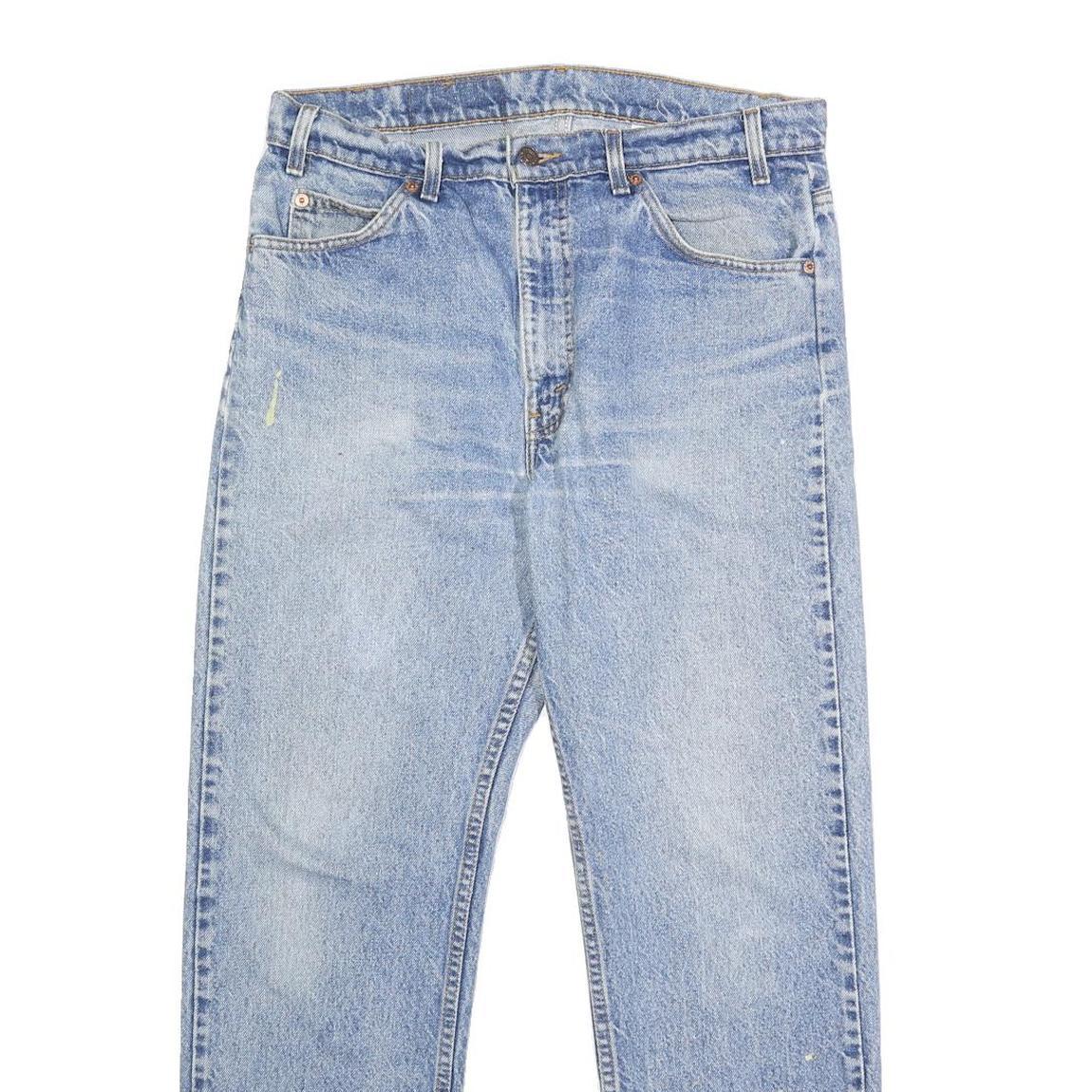 LEVI'S 505 Mens Jeans Blue Regular Straight Denim Medium W34 L30 Classic Casual