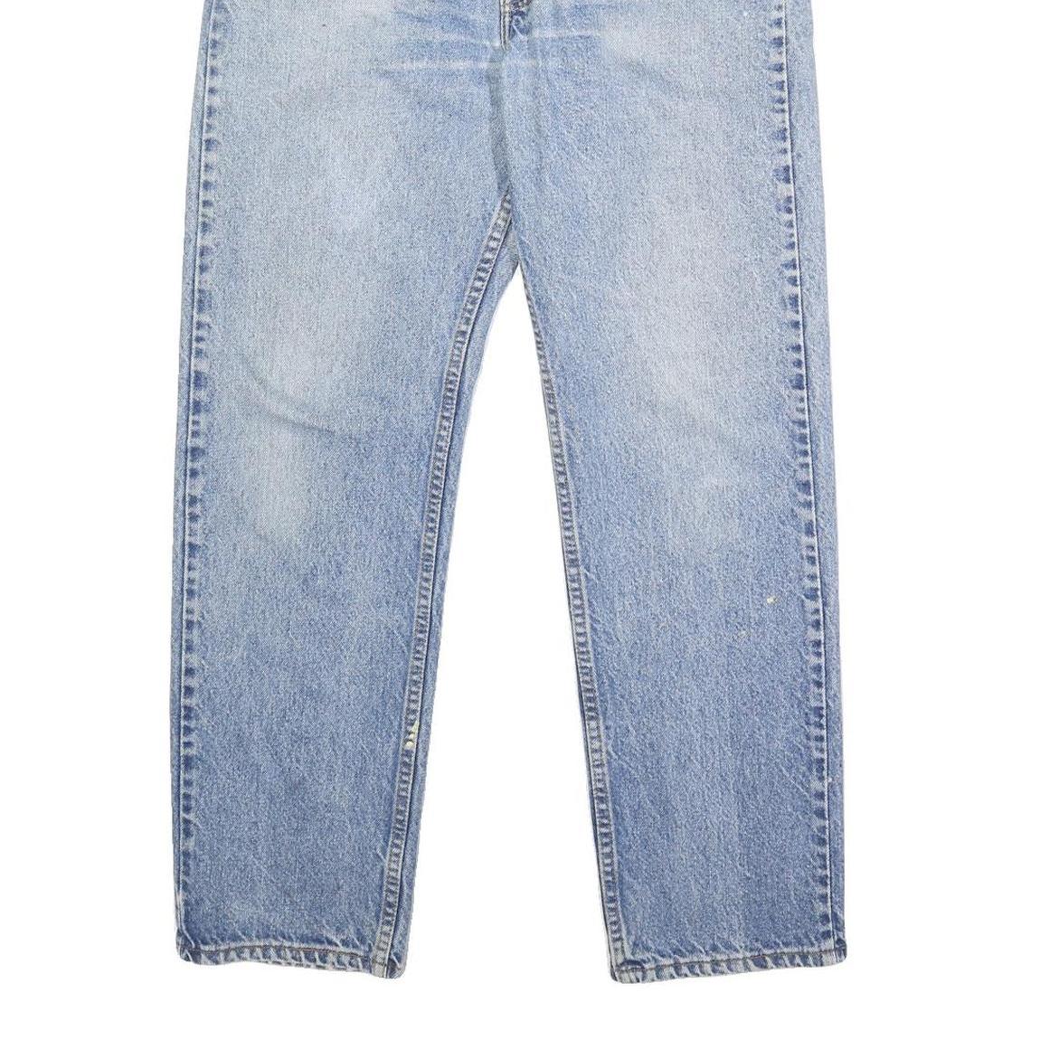 LEVI'S 505 Mens Jeans Blue Regular Straight Denim Medium W34 L30 Classic Casual