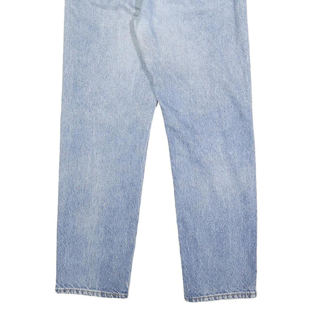 LEVI'S 505 Mens Jeans Blue Regular Straight Denim Medium W34 L30 Classic Casual