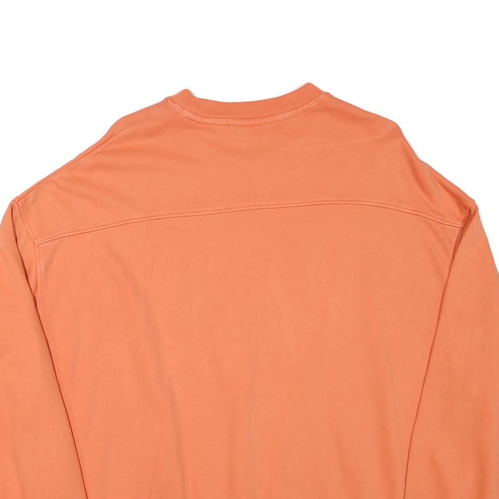 LEVI'S Mens Orange Cotton Blend Crew Neck M Sweatshirt Casual Pullover