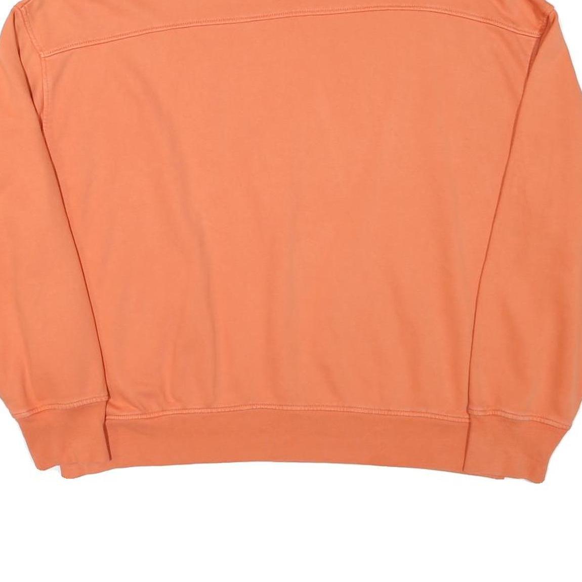 LEVI'S Mens Orange Cotton Blend Crew Neck M Sweatshirt Casual Pullover