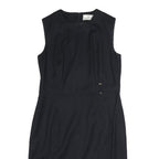 BOSS HUGO BOSS Womens Black Shift Polyester Sleeveless Knee Length L Workwear