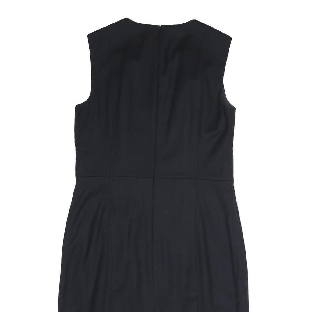 BOSS HUGO BOSS Womens Black Shift Polyester Sleeveless Knee Length L Workwear