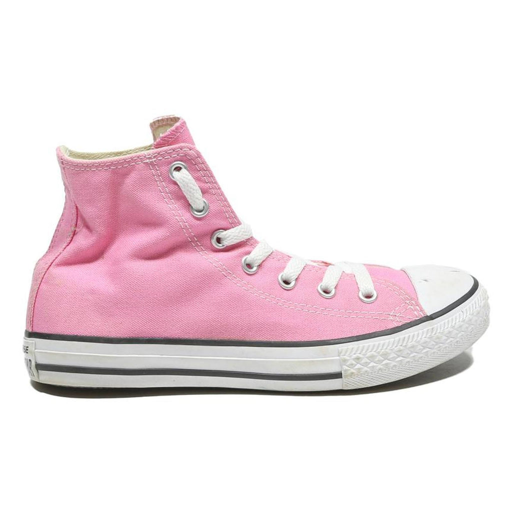 CONVERSE Chuck Taylor All Star Girls Pink Canvas UK 2.5 High Top Trainers