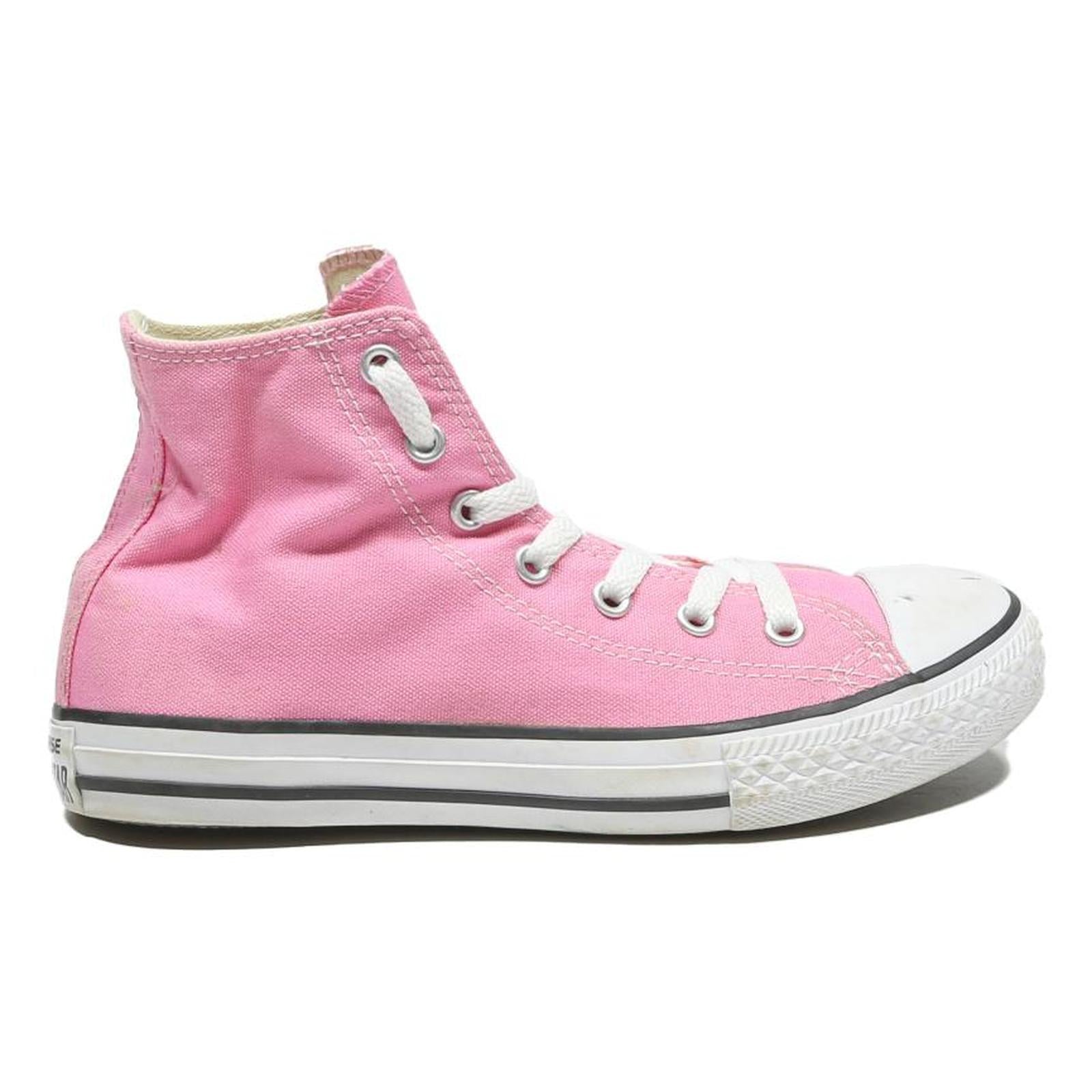 CONVERSE Chuck Taylor All Star Girls Pink Canvas UK 2.5 High Top Trainers