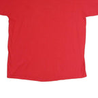 ME SPORT Mens Red Grandpa Graphic T-Shirt XL Short Sleeve Crew Neck Cotton