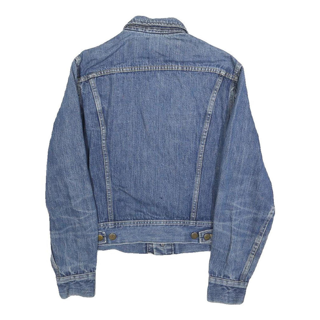 LEE Womens Blue Denim Jacket XS Cotton Classic Button Closure Casual Wear