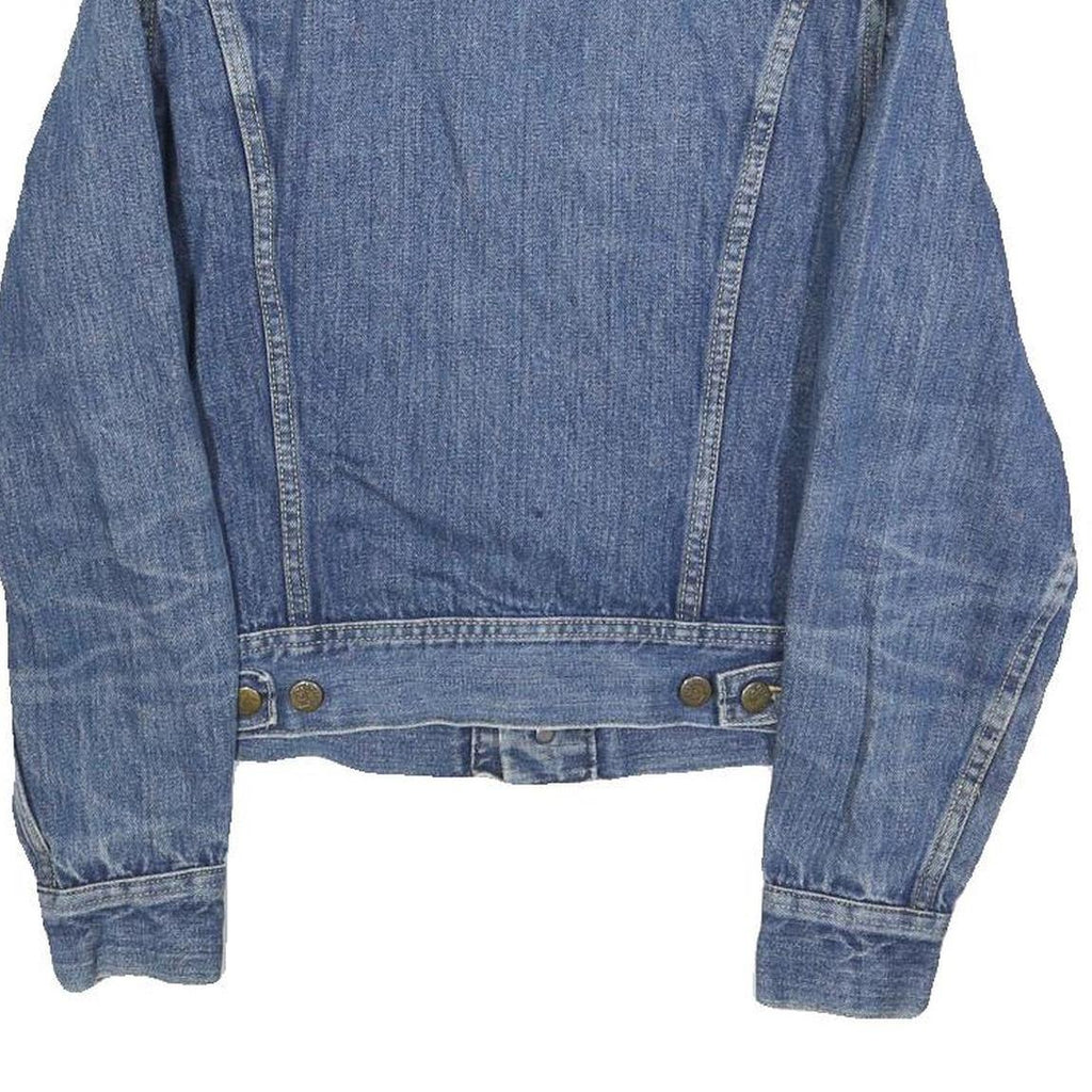LEE Womens Blue Denim Jacket XS Cotton Classic Button Closure Casual Wear
