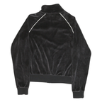 CHAMPION Womens Black Zip Jacket M Polyester Blend Plain Sports Casual Track