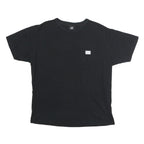 NEW BALANCE Mens Black Pocket T-Shirt L Short Sleeve Crew Neck Cotton Casual