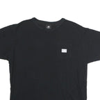 NEW BALANCE Mens Black Pocket T-Shirt L Short Sleeve Crew Neck Cotton Casual