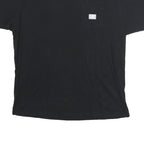 NEW BALANCE Mens Black Pocket T-Shirt L Short Sleeve Crew Neck Cotton Casual
