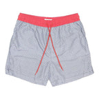 THREADBARE Mens Swim Shorts Blue & Red Casual S W29 Polyamide Blend Drawstring
