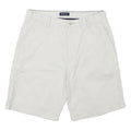 NAUTICA Mens Shorts White Casual Classic L W32 Comfortable Cotton Blend