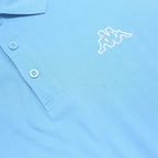 KAPPA Womens Blue Short Sleeve Plain XL Cotton Blend Classic Polo Shirt