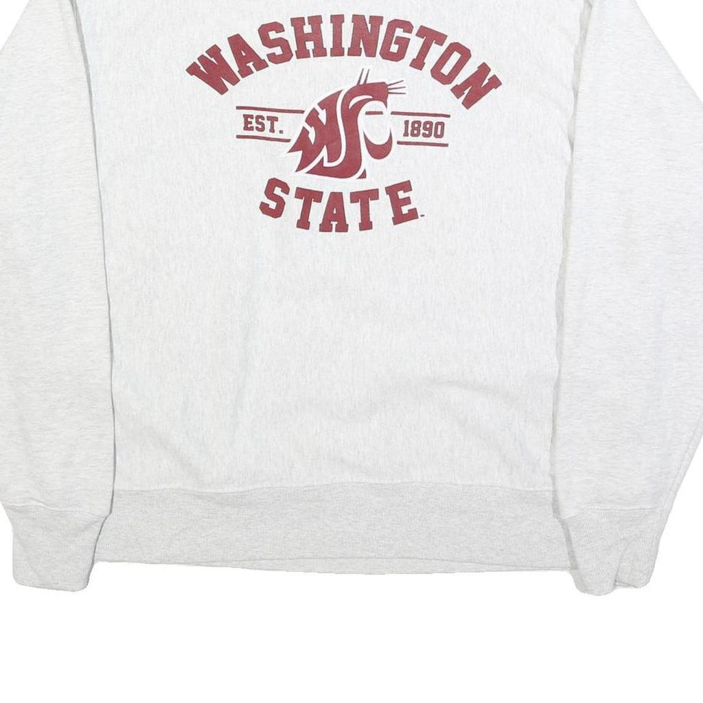 CHAMPION REVERSE WEAVE Mens White Washington State Crew Neck XL Sweatshirt