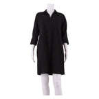 PHASE EIGHT Womens Shift Dress Black Knee Length UK 10
