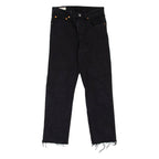 LEVI'S 501 BIG E Jeans Womens Black Regular Straight W26 L25