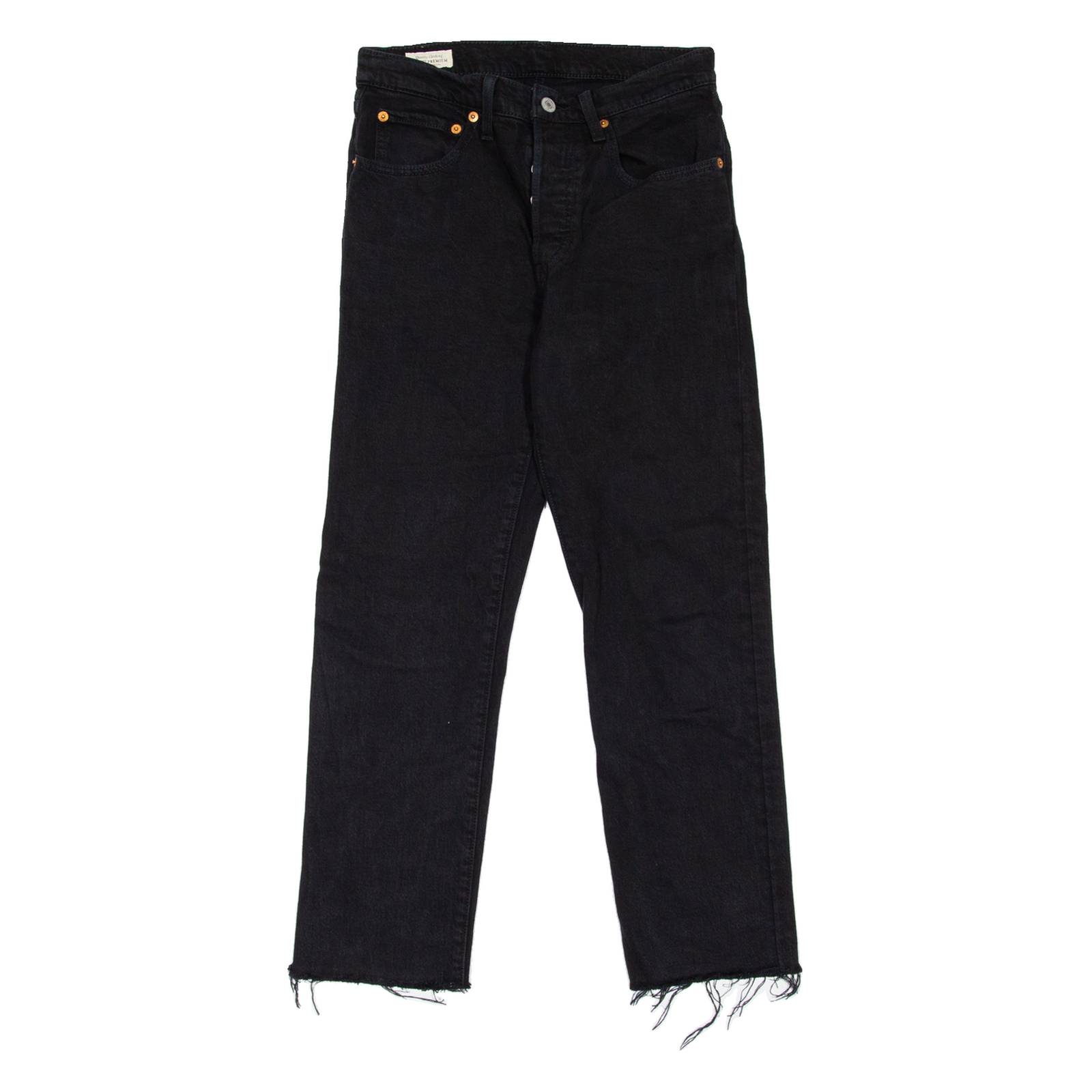 LEVI'S 501 BIG E Jeans Womens Black Regular Straight W26 L25