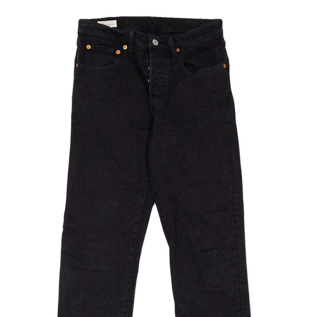 LEVI'S 501 BIG E Jeans Womens Black Regular Straight W26 L25