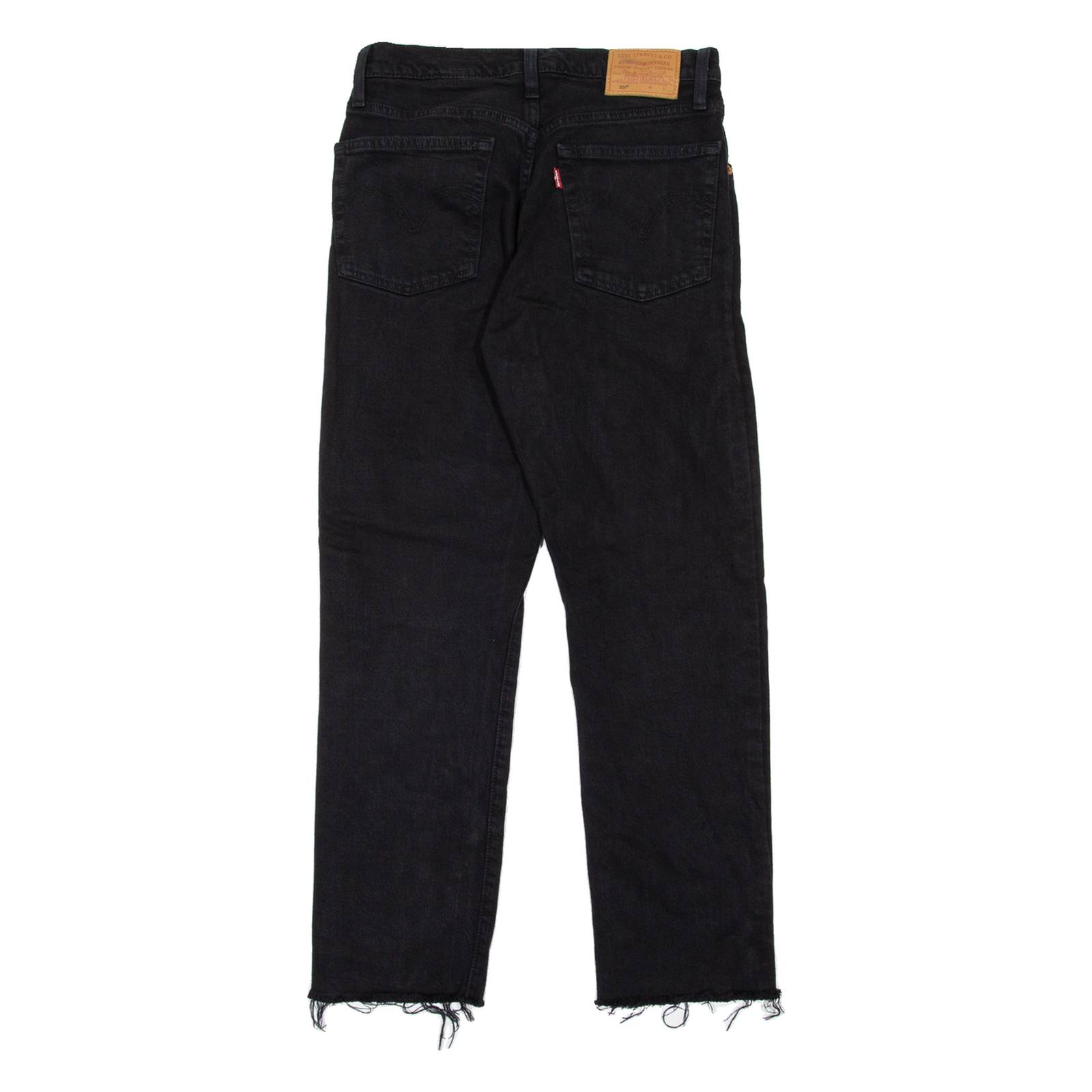 LEVI'S 501 BIG E Jeans Womens Black Regular Straight W26 L25