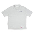 CHAMPION REVERSE WEAVE Mens Grey Short Sleeve Polo Shirt L Cotton Basic