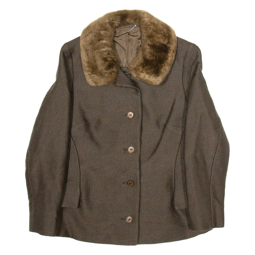 Womens Blazer Jacket Brown M