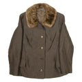 Womens Blazer Jacket Brown M
