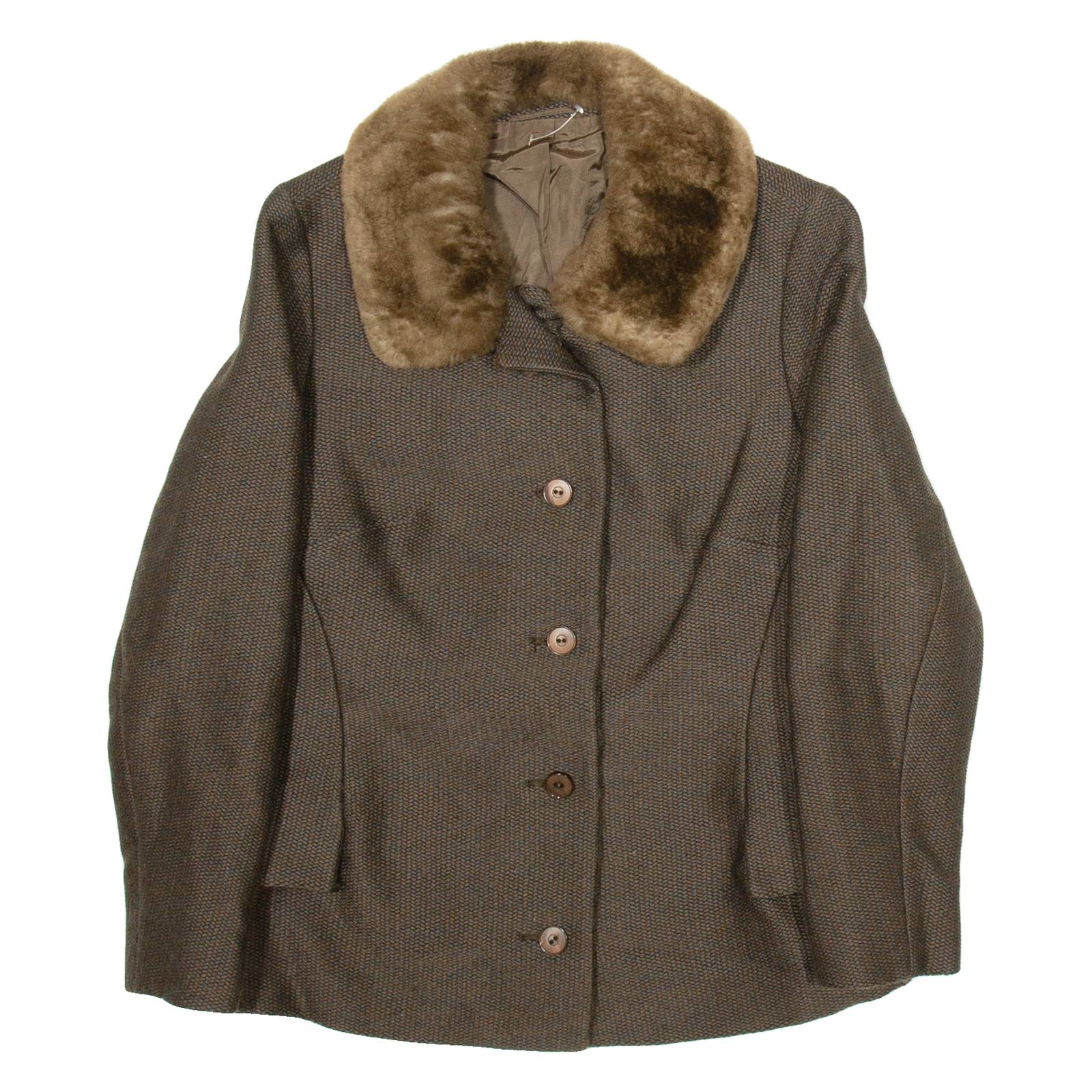 Womens Blazer Jacket Brown M