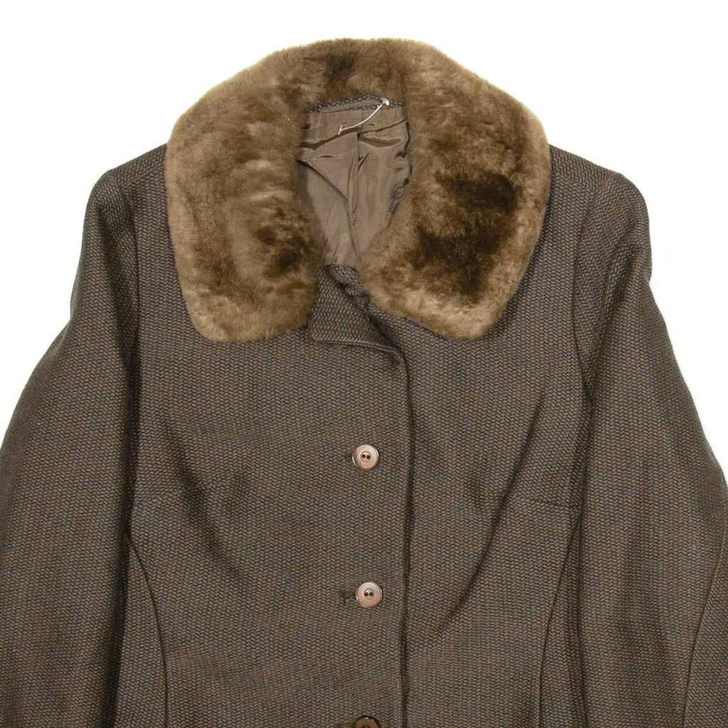 Womens Blazer Jacket Brown M