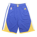 ADIDAS Boys Blue & Yellow Sports Shorts XL W24 Basketball NBA Logo