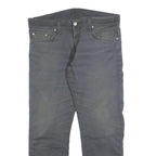 CARHARTT Mens Jeans Grey Slim Slim Straight Denim Medium W34 L27 Cotton Blend