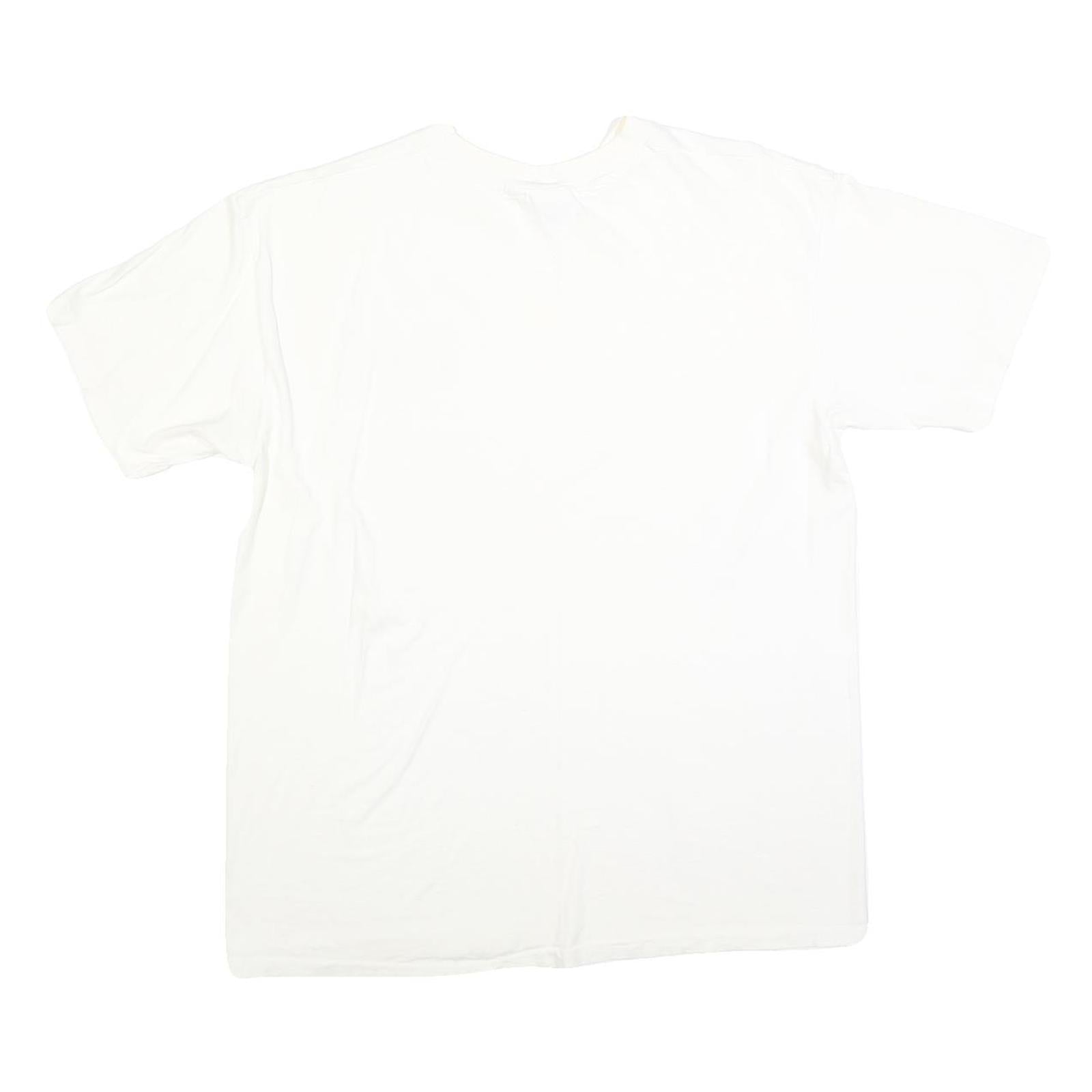 HANES Mens White SOAR University Of Denver Graphic T-Shirt XL Short Sleeve Crew