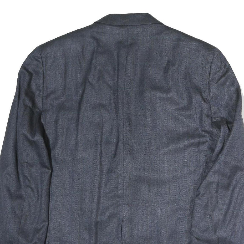 LAUREN RALPH LAUREN Mens Blue Classic Cotton Button Jacket XL Tailored