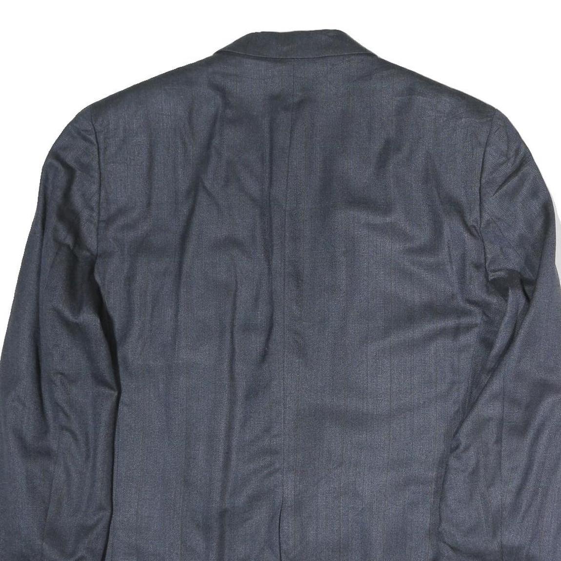 LAUREN RALPH LAUREN Mens Blue Classic Cotton Button Jacket XL Tailored