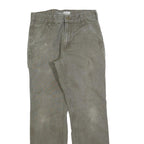 CARHARTT Mens Jeans Khaki Relaxed Straight Denim Medium W31 L32 Workwear