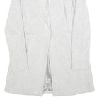 ZARA Womens White Herringbone Jacket XS Polyester Blend Button Closure