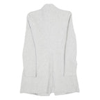 ZARA Womens White Herringbone Jacket XS Polyester Blend Button Closure