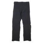 Womens Trousers Black Regular Straight W26 L27
