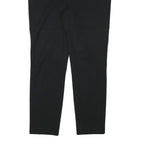 LAUREN RALPH LAUREN Womens Polyester Blend Black Slim Tapered Trousers W32 L27