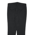 LAUREN RALPH LAUREN Womens Polyester Blend Black Slim Tapered Trousers W32 L27